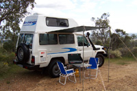 BR_Bushcamper 4WD HiTop with camping gear